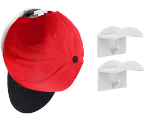 Floating, Hidden, Double Hook Hat Mounts for Fitted & Snapback Caps by EZB