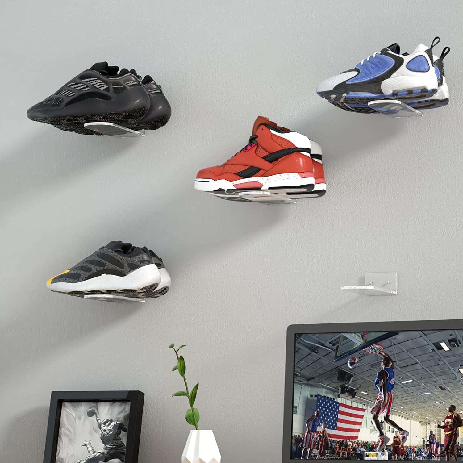 Floating Sneaker & Shoe Display Mounts by EZB – EZ Baron