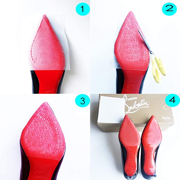  Sole Sticker Crystal Clear 3M Sole Protector for Christian  Louboutin High Heels : Clothing, Shoes & Jewelry