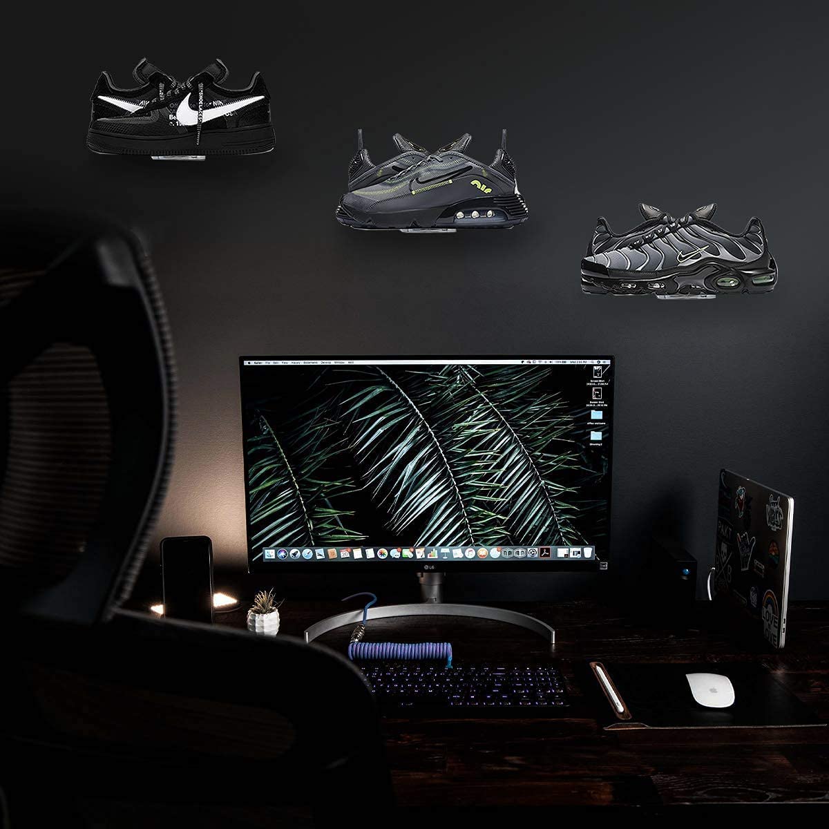 Floating Sneaker & Shoe Display Mounts by EZB