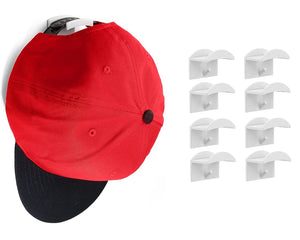 Floating, Hidden, Double Hook Hat Mounts for Fitted & Snapback Caps by EZB